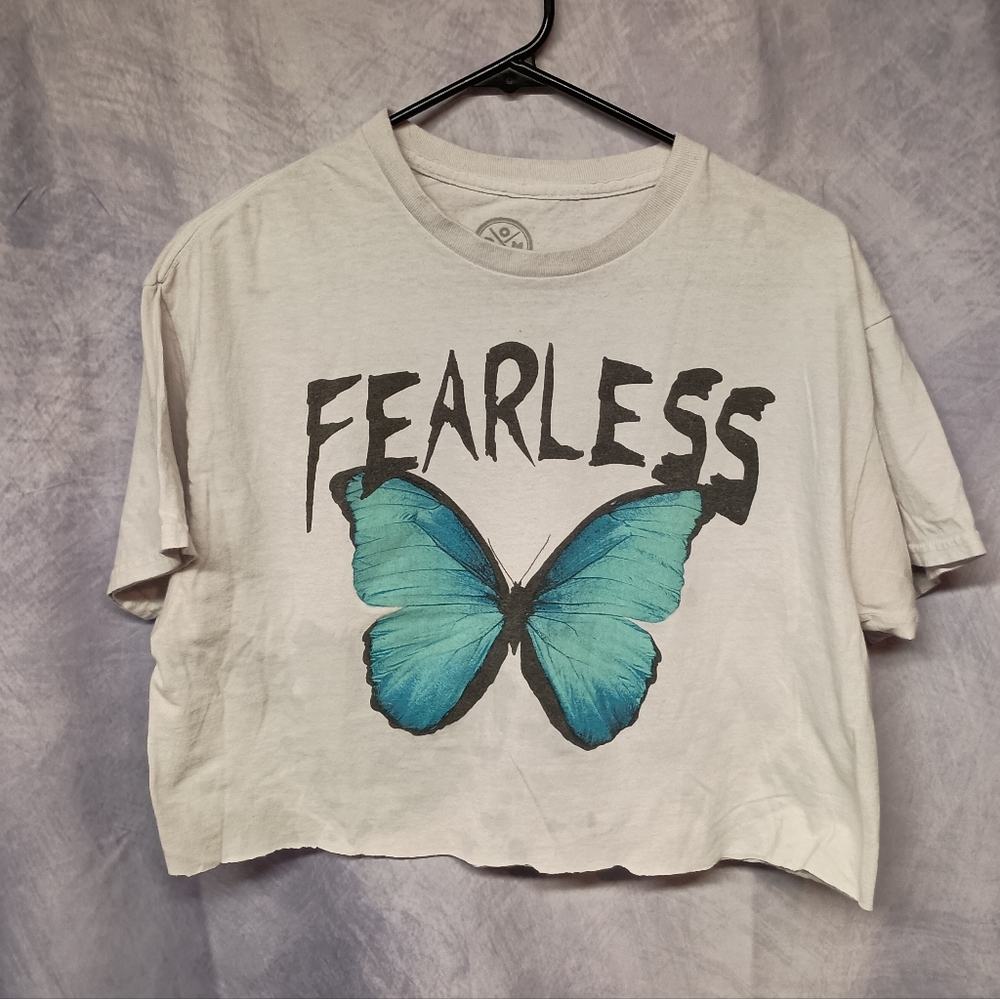 DOM Fearless Butterfly Cropped Tee